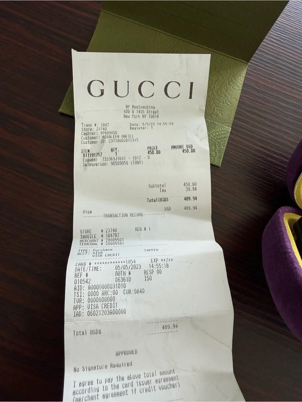 Gucci Black Women's GG1325S Logo-Arm Sunglasses